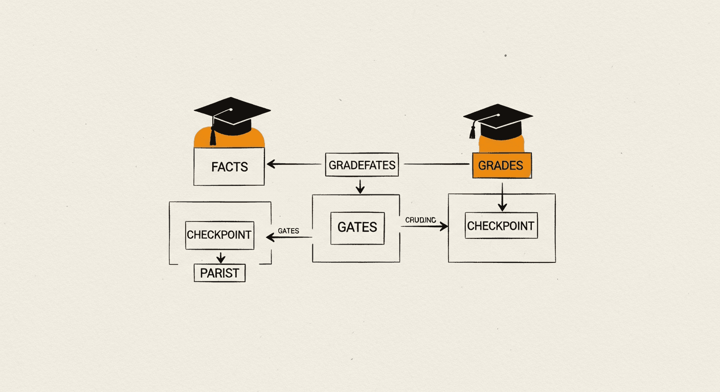 the difference between an AI that grades facts and one that grades merit